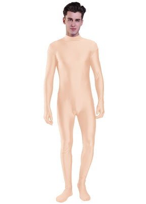 Mens Full Spandex Unitard Zentai Suit Without Hood