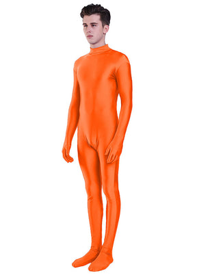 Mens Full Spandex Unitard Zentai Suit Without Hood