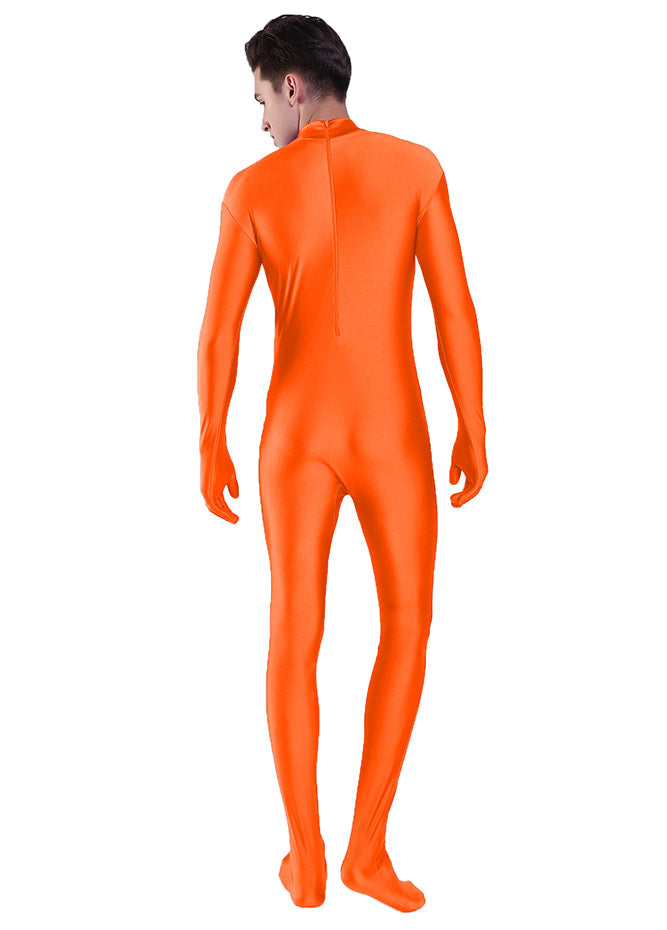 Mens Full Spandex Unitard Zentai Suit Without Hood