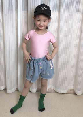 Speerise Girls Short Sleeve Dancewear for Tweens