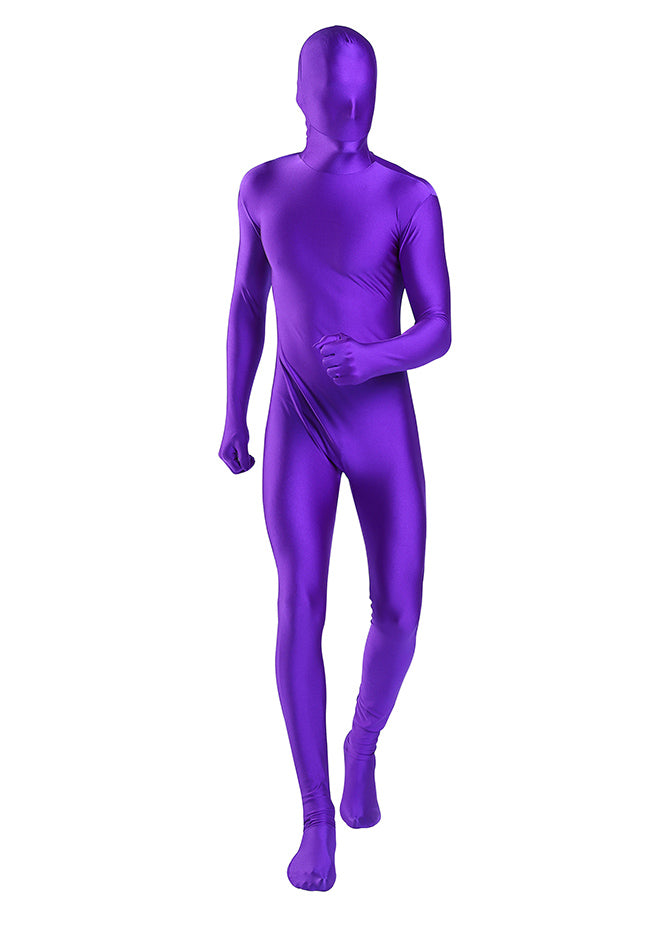 purple zentai suit