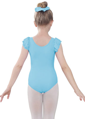 Speerise Girls Ruffle Short Sleeve Leotard