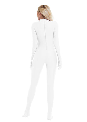 White Full Body Bodysuits