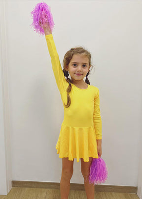 Speerise Long Sleeve Ballet Dance Leotard with Skirt